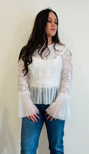 Load image into Gallery viewer, Lace Bell Sleeve Top

