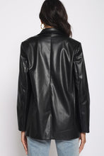 Load image into Gallery viewer, Vegan Leather Blazer
