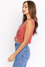 Load image into Gallery viewer, Twist Front Sleeveless Sweater Top

