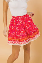 Load image into Gallery viewer, Printed Woven Mini Skirt
