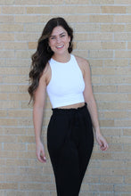 Load image into Gallery viewer, Seamless Ribbed Sleeveless Crop Top
