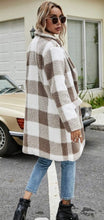 Load image into Gallery viewer, Buffalo Plaid Teddy Coat
