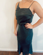 Load image into Gallery viewer, Emerald Green Slip Dress
