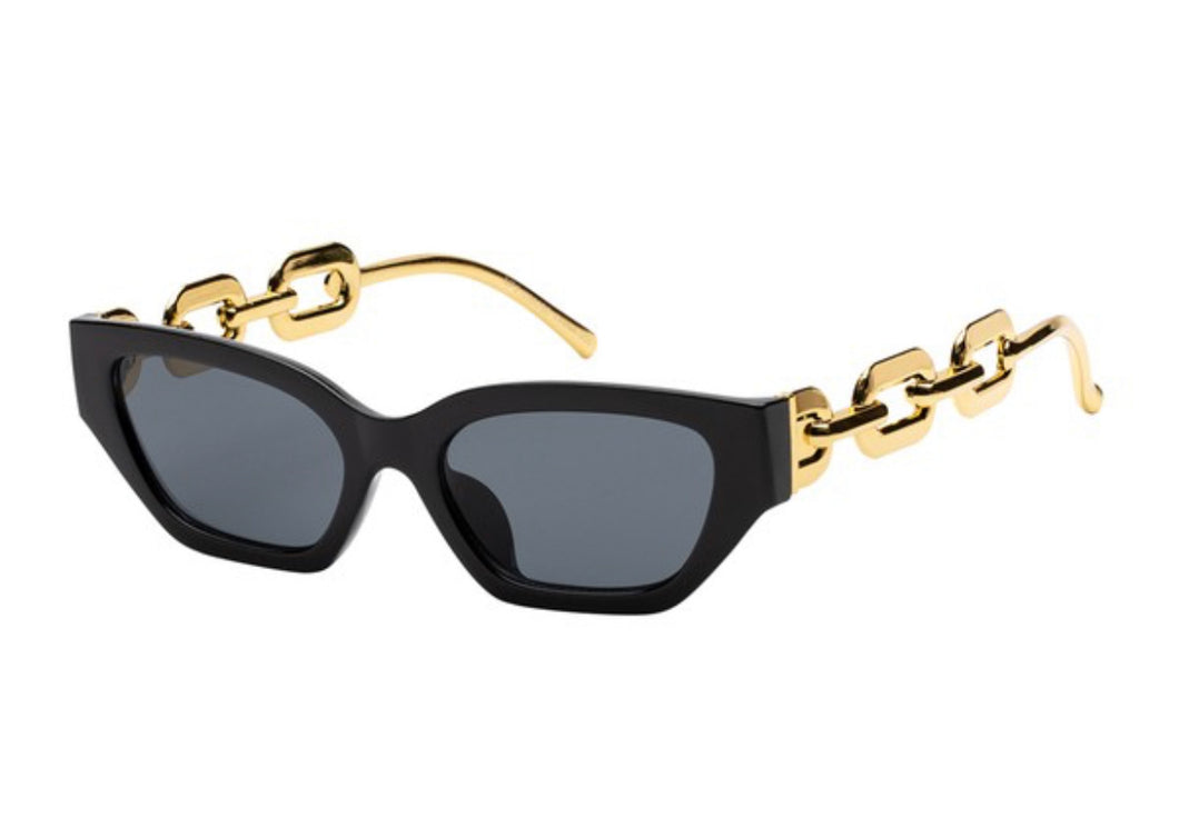 Chain Sunglasses - Black